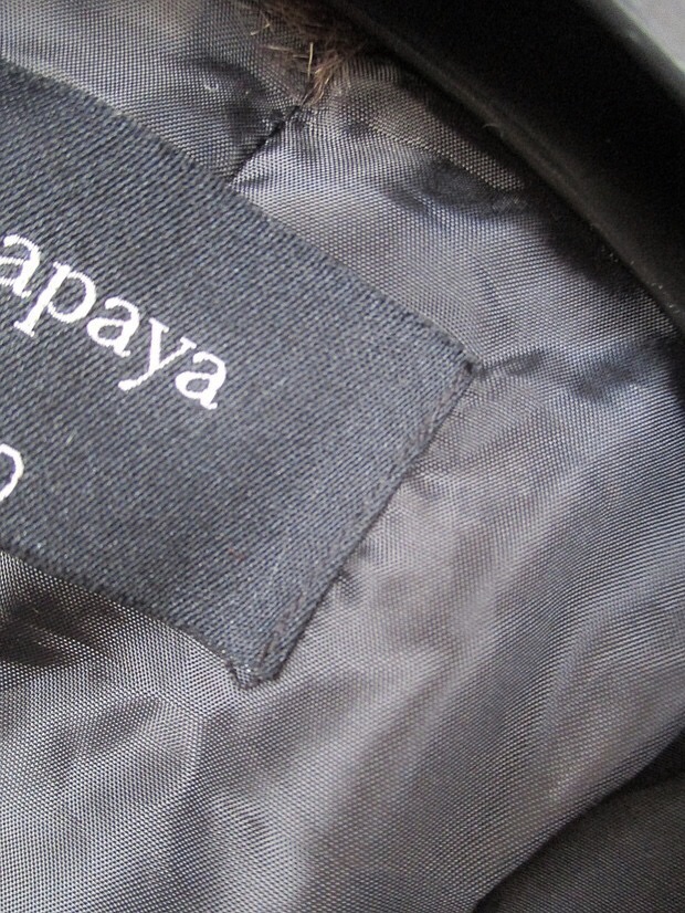 PAPAYA เสื้อขนเฟอร์ เสื้อกันหนาว ขนเฟอร์ลายเสือ แบรนด์ PAPAYA ขนนุ่ม สวย งานหรูมากคะ ลายเสือ