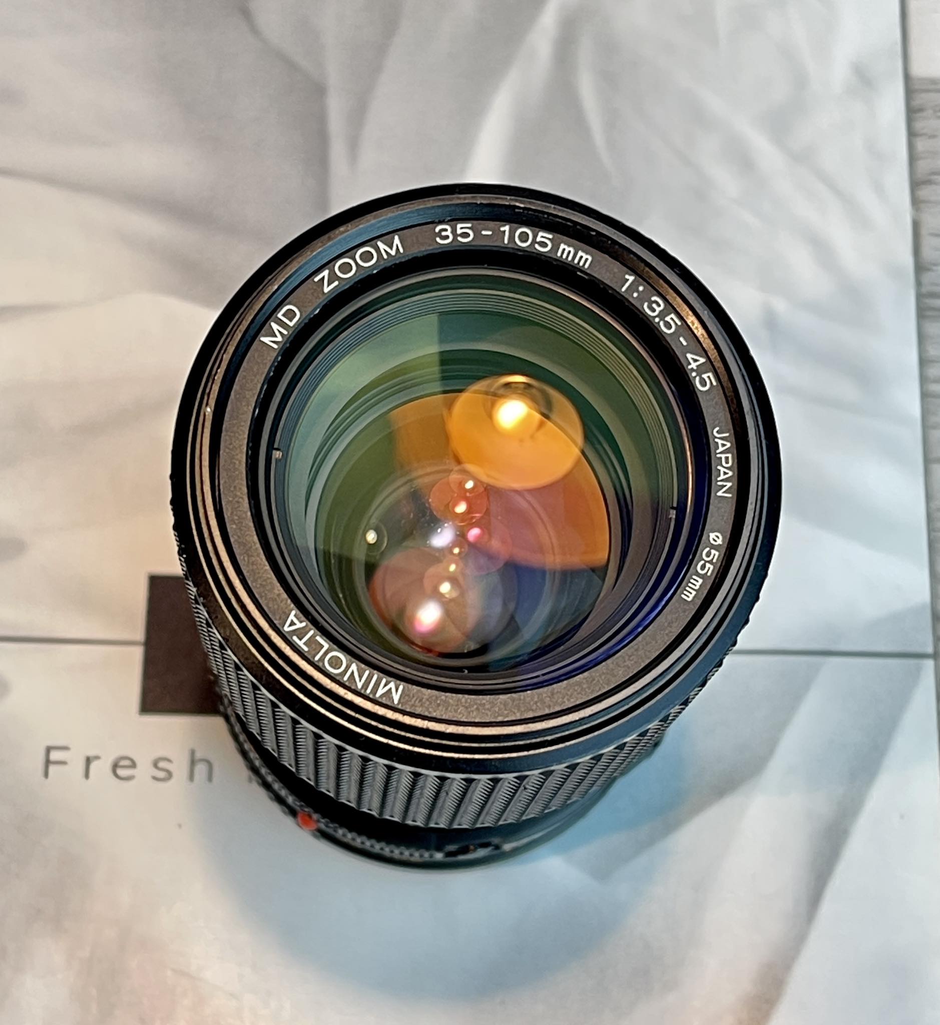 MINOLTA MD ZOOM 35-105MM.F3.5-4.5 MACRO MD MOUNT