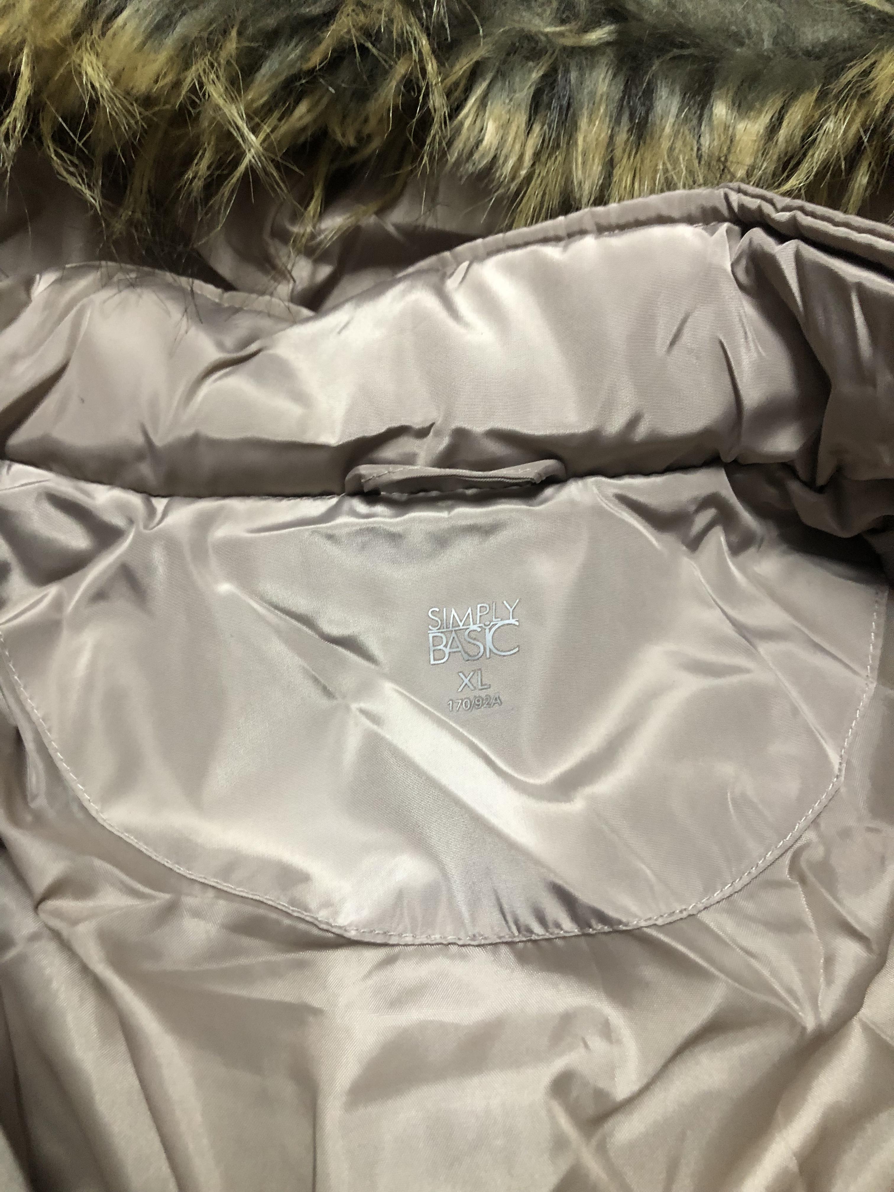 U.S. Polo ASSN. เสื้อกันหนาว เสื้อฮู้ดเฟอร์ บุนวมอุ่น สีนู้ดกะปิ แบรนด์ U.S. POLO ASSN. (padded puffer coat สำเนา กะปิ