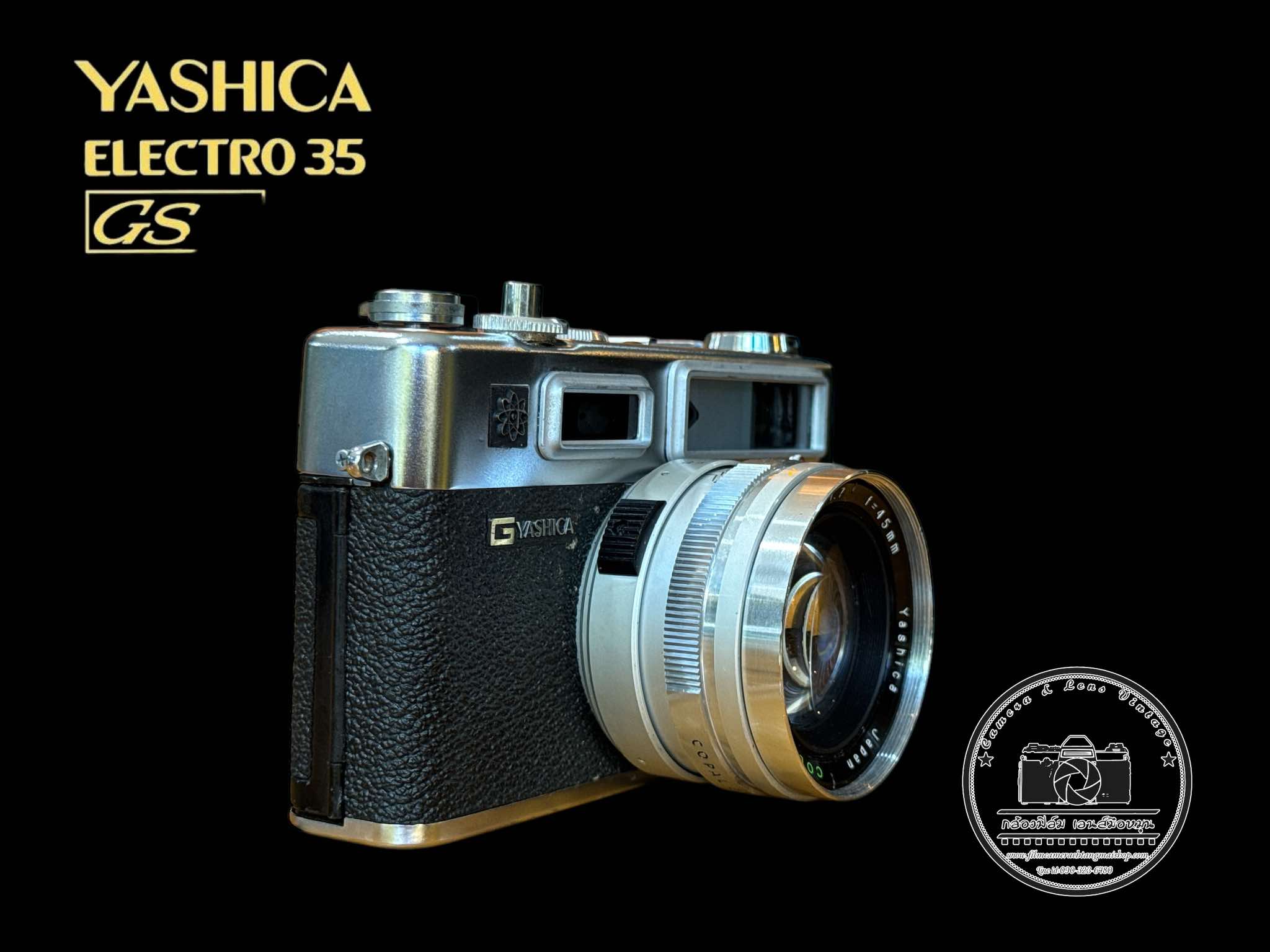 YASHICA ELECTRO 35 GS YASHICA COLOR YASHINON DX 45MM.F1.7
