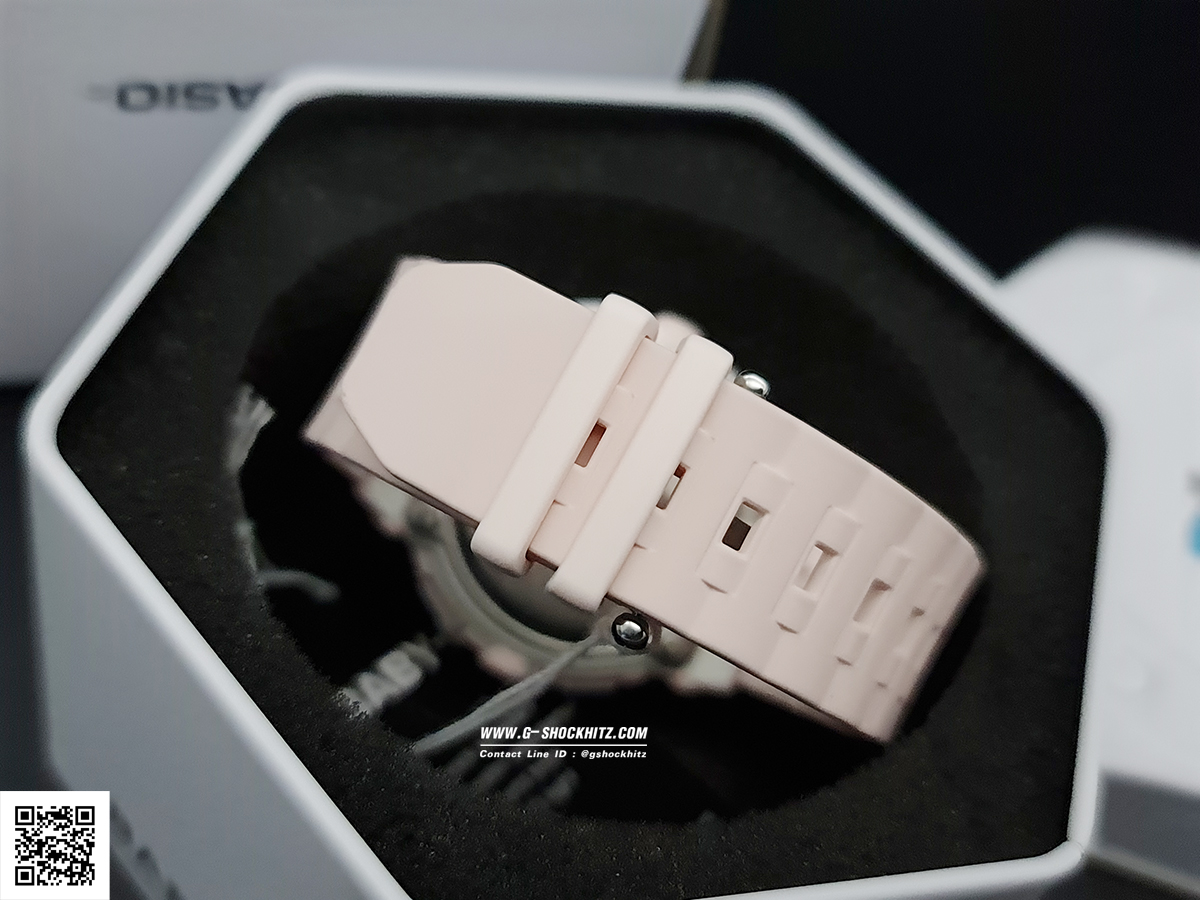 CASIO BABY-G นาฬิกาข้อมือ นาฬิกากันน้ำ นาฬิกาของแท้ ประกันศูนย์ CMG 1 ปี รุ่น BGA-150FL-4A นาฬิกาสีชมพู