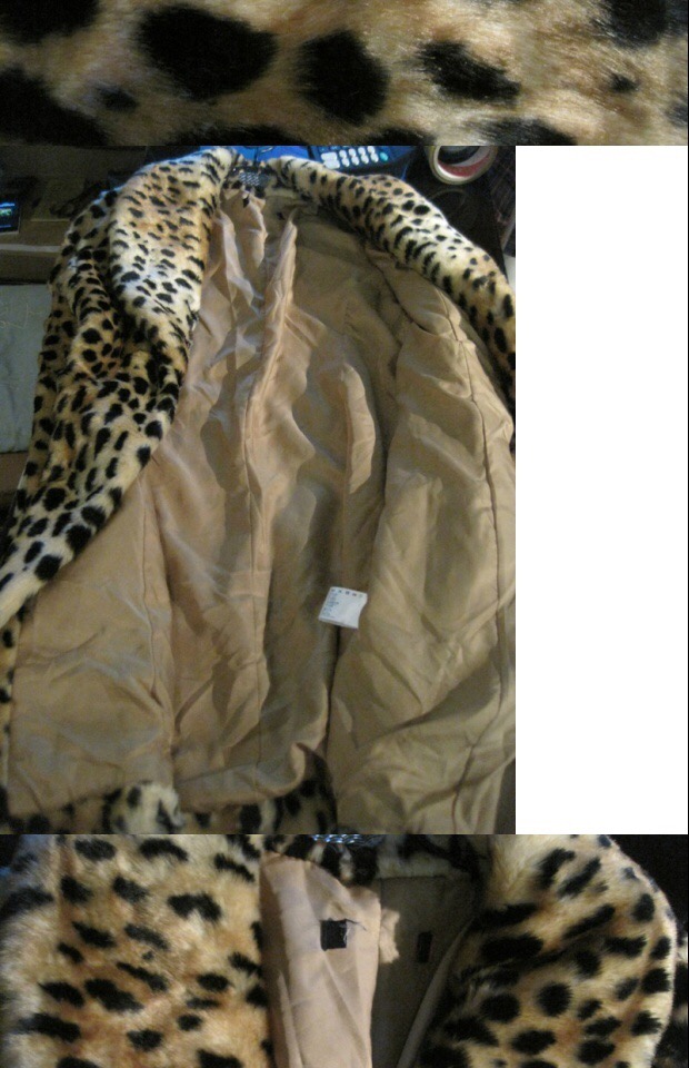 Etam เสื้อโค้ท ยาว โค้ทแต่งขน ลายเสือดาว แบรนด์เนม หรู ฝรั่งเศส ETAM แท้100% เนื้อขนละเอียดแน่น เนียนนุ่ม งานสวยหรู เกรดพรีเมี่ยมคะ ลายเสือ