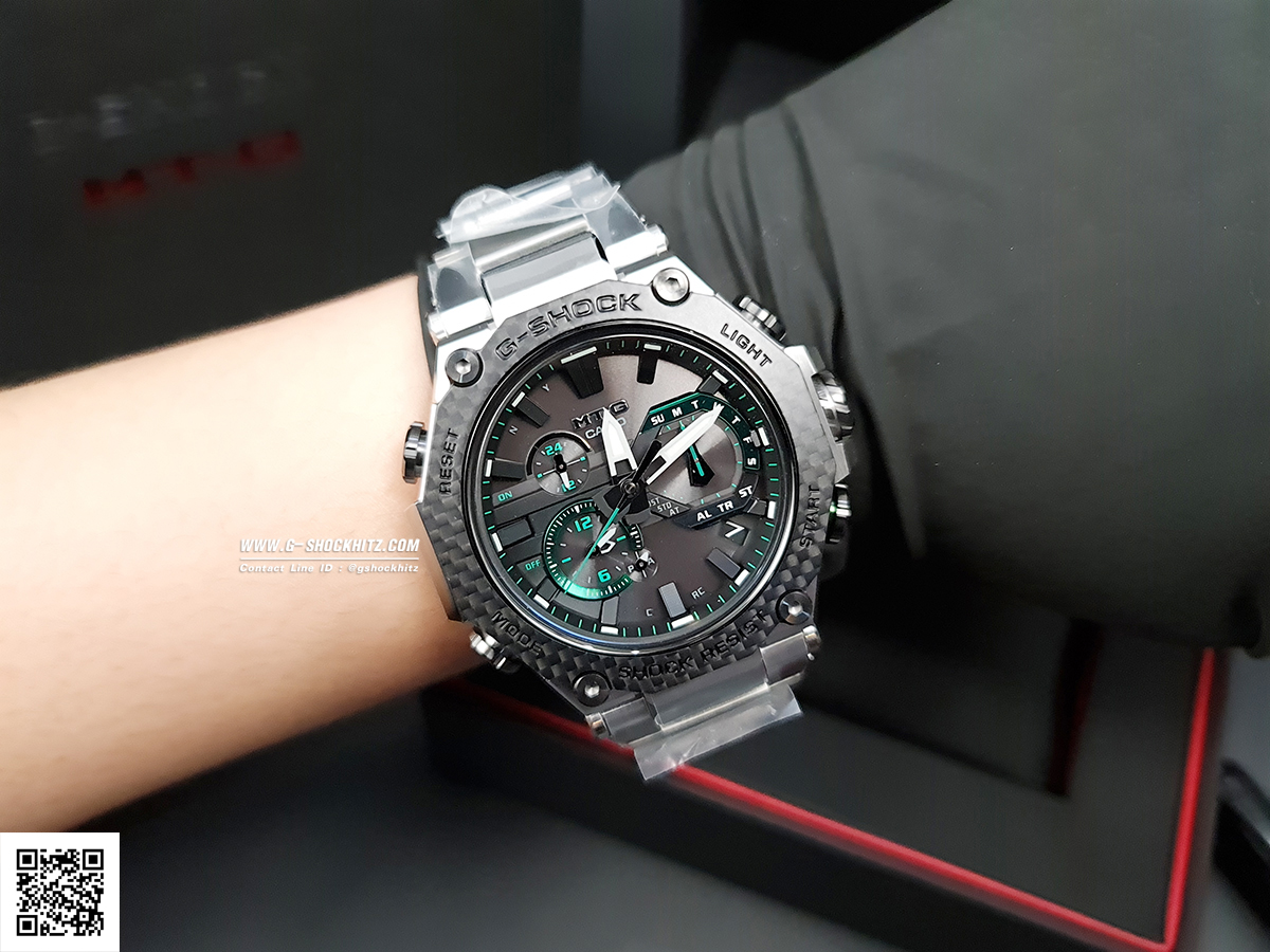 CASIO MID YEAR SALE G-SHOCK นาฬิกาข้อมือ นาฬิกากันน้ำ นาฬิกาของแท้ ประกันศูนย์ CMG 1 ปี รุ่น MTG-B2000XD-1A นาฬิกาสีเงิน