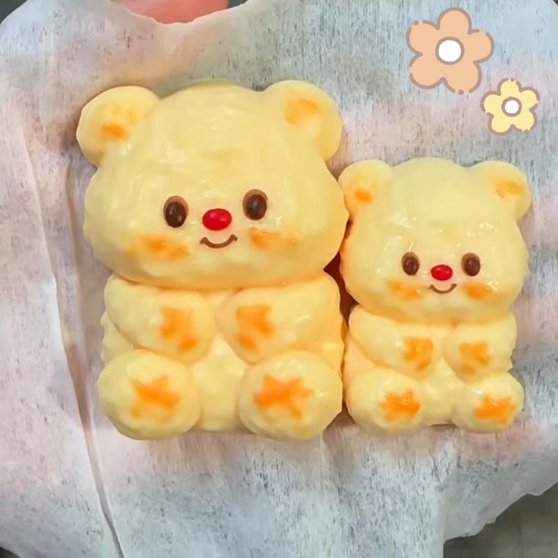 พิมพ์ซิลิโคนลายน้องหมี (เลือกขนาด)