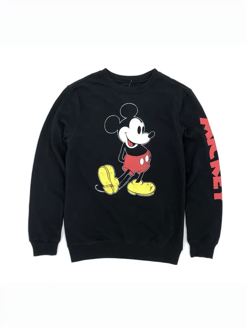 เสื้อวอร์ม สเวตเตอร์ Disney เสื้อมิคกี้ mickey Vintage แขนยาว สีดำ ลายการ์ตูนมิคกี้ งาน DISNEYงานสวย มาก สำเนา สำเนา สำเนา สำเนา ดำ