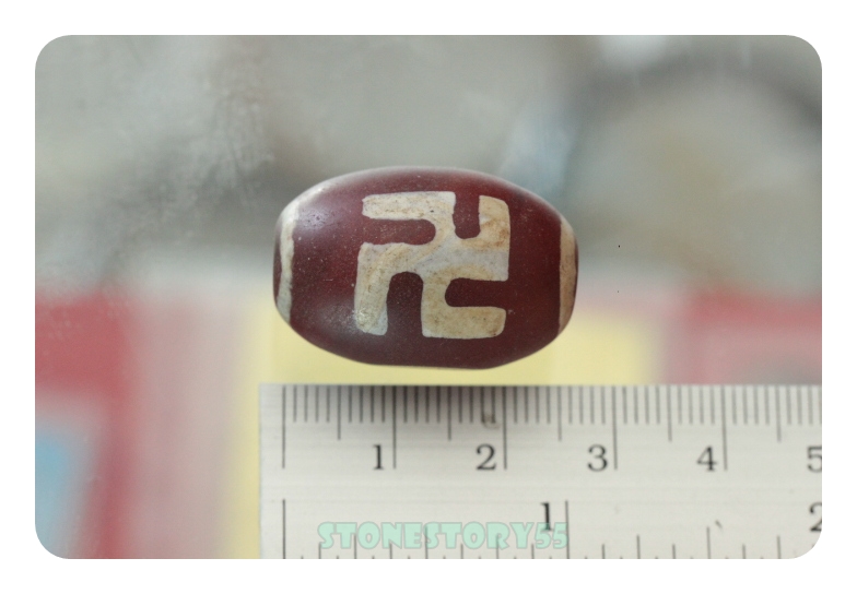 ลูกปัดทิเบตรูปสวัสติกะ