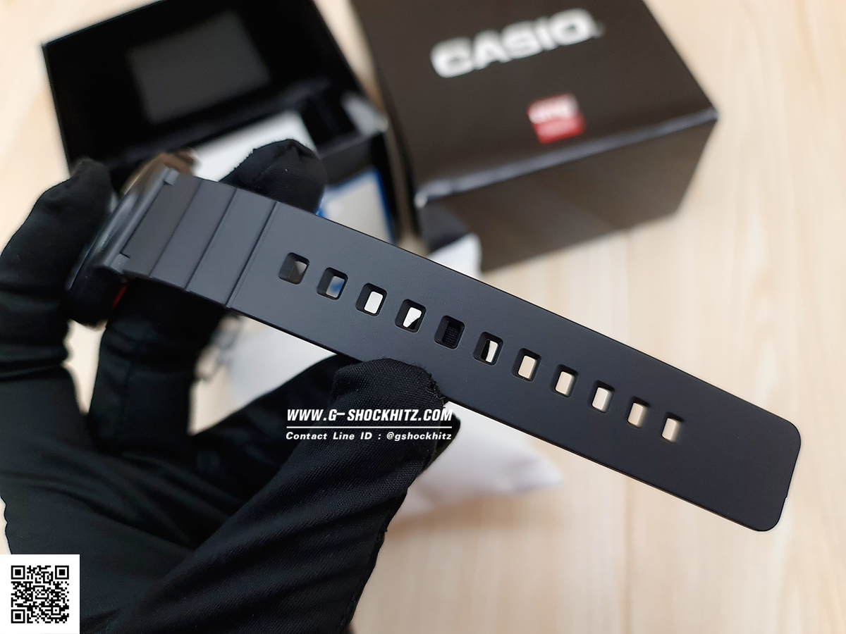 CASIO นาฬิกาคาสิโอ นาฬิกาข้อมือ นาฬิกากันน้ำ นาฬิกาของแท้ ประกันศูนย์ CMG 1 ปี รุ่น MW-240-3B นาฬิกาสีดำ