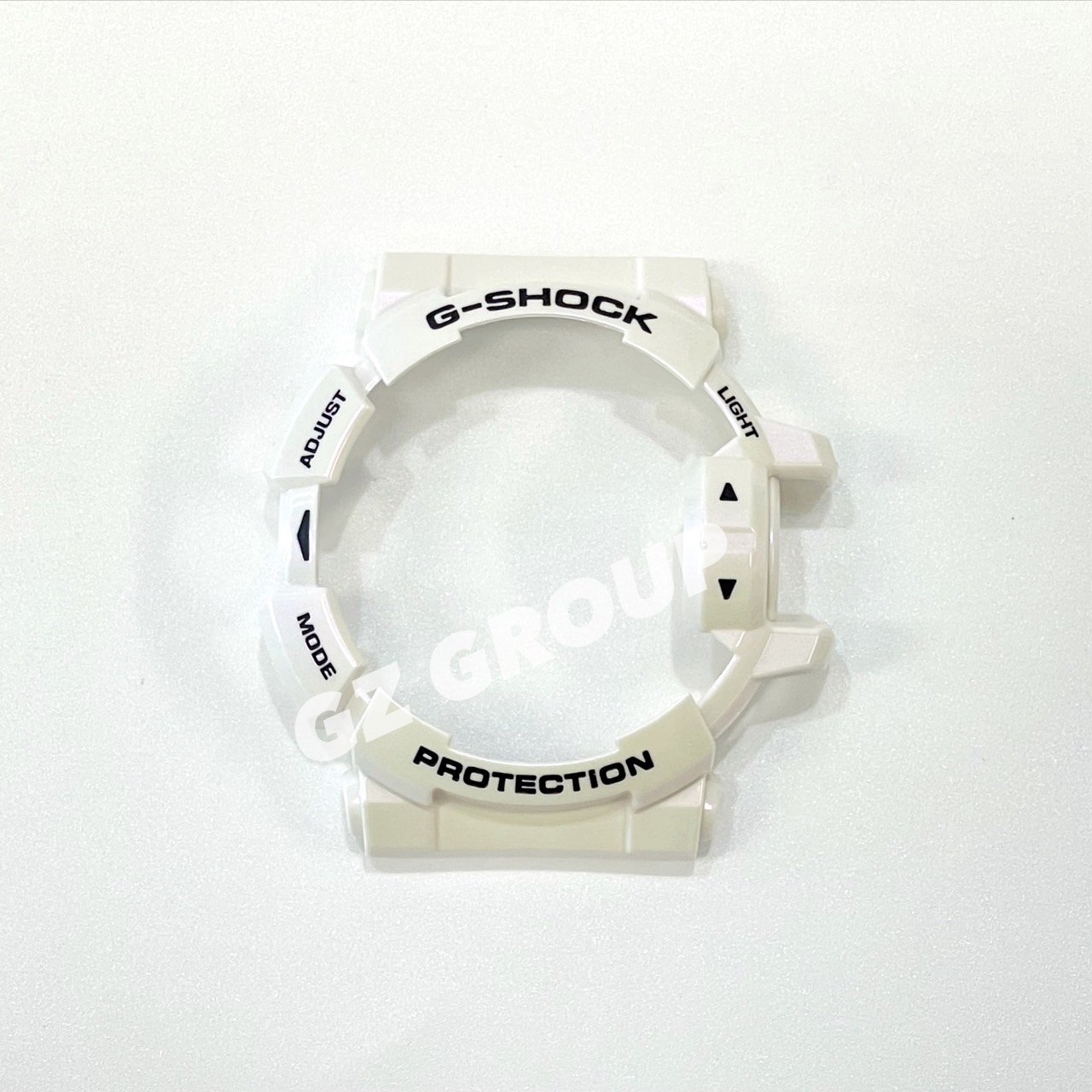 CASIO GENUINE FACTORY CASIO REPLACEMENT อะไหล่นาฬิกา G-SHOCK รุ่น GBA-400-7C กรอบสายสีขาว