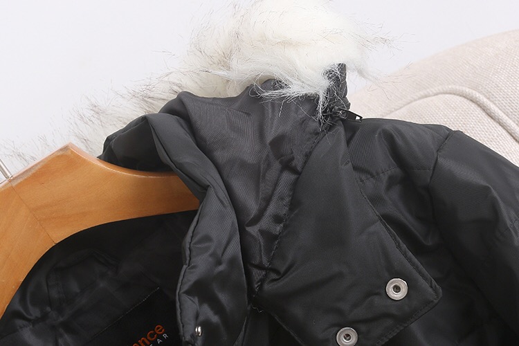 Ambiance เสื้อกันหนาว เสื้อฮู้ดเฟอร์ บุนวมอุ่น แบรนด์ AMBIANCE (padded puffer สำเนา ดำ