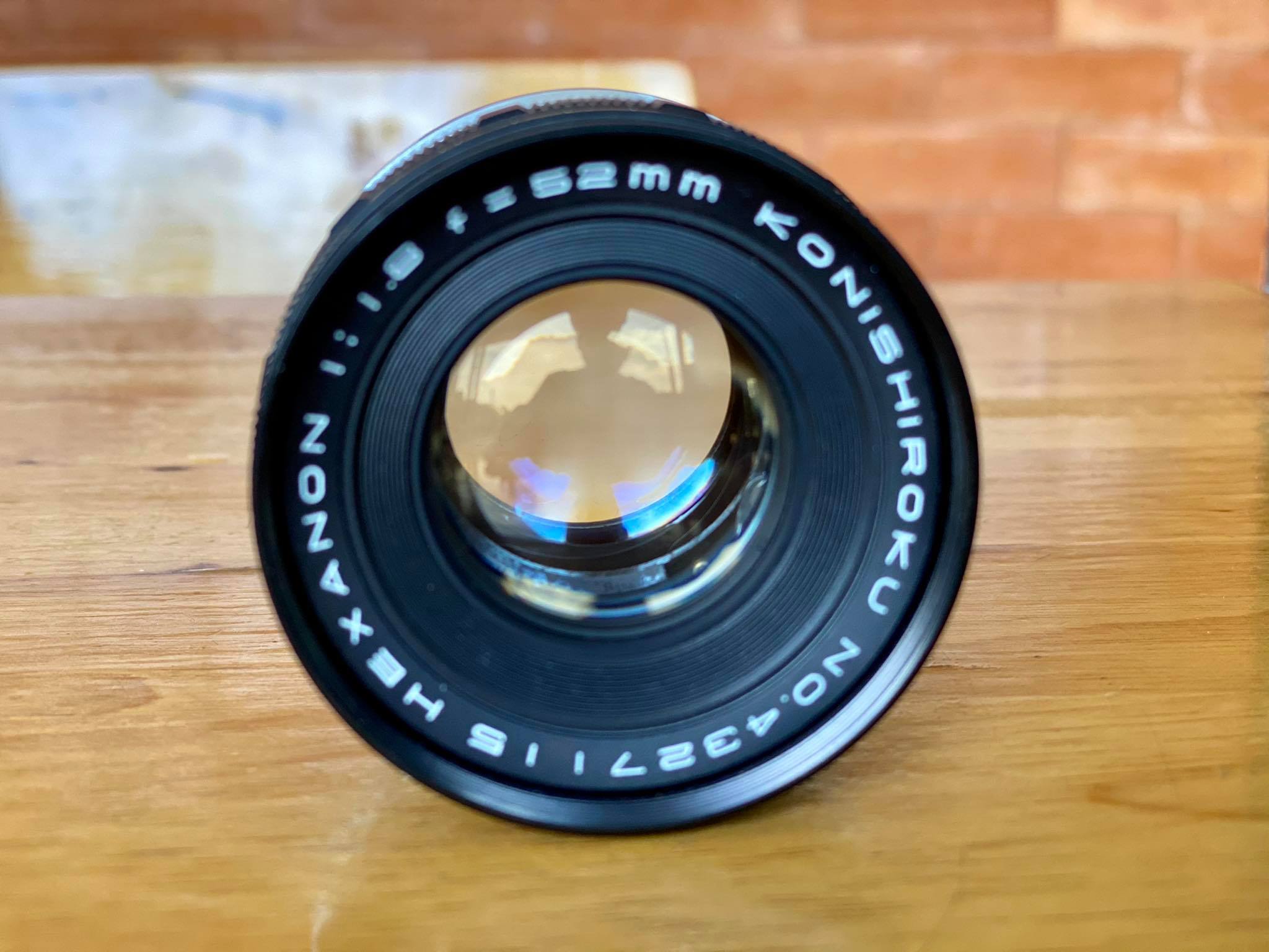 KONISHIROKU HEXANON 52MM.F1.8 M39 MOUNT