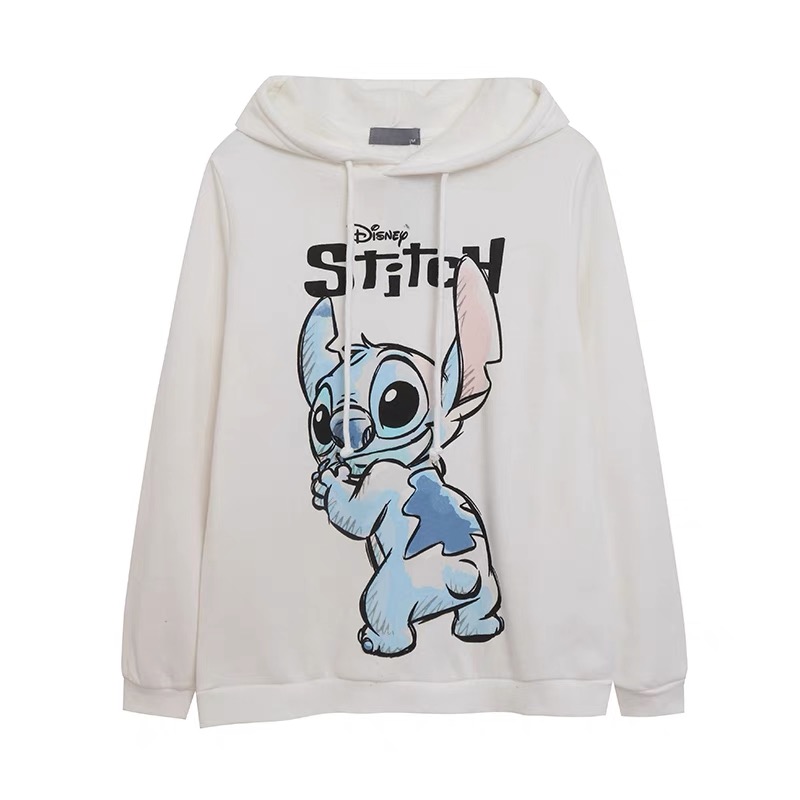 เสื้อฮู้ด stitch Disney เสื้อสเวตเตอร์ ฮู้ด แขนยาว สีเทา ลายการ์ตูน STITCH งานสวย มากคะ DISNEY MAX เทา