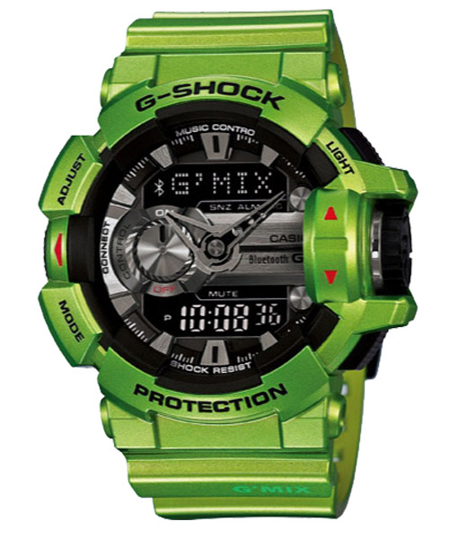 CASIO G-SHOCK นาฬิกาข้อมือ นาฬิกากันน้ำ นาฬิกาของแท้ ประกันศูนย์ CMG 1 ปี รุ่น GBA-400-3B นาฬิกาสีเขียว