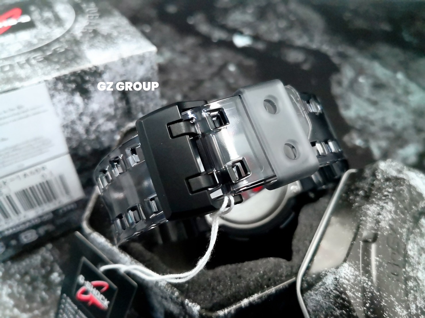 CASIO MID YEAR SALE G-SHOCK พร้อมส่ง นาฬิกาข้อมือ นาฬิกากันน้ำ นาฬิกาของแท้ ประกันศูนย์ CMG 1 ปี รุ่น GA-400SK-1A4 นาฬิกาสีใสดำ