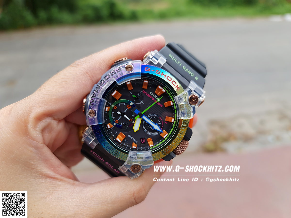 CASIO G-SHOCK นาฬิกาข้อมือ นาฬิกากันน้ำ นาฬิกาของแท้ ประกันศูนย์ CMG 1 ปี รุ่น GWF-A1000BRT-1A นาฬิกาสีดำ