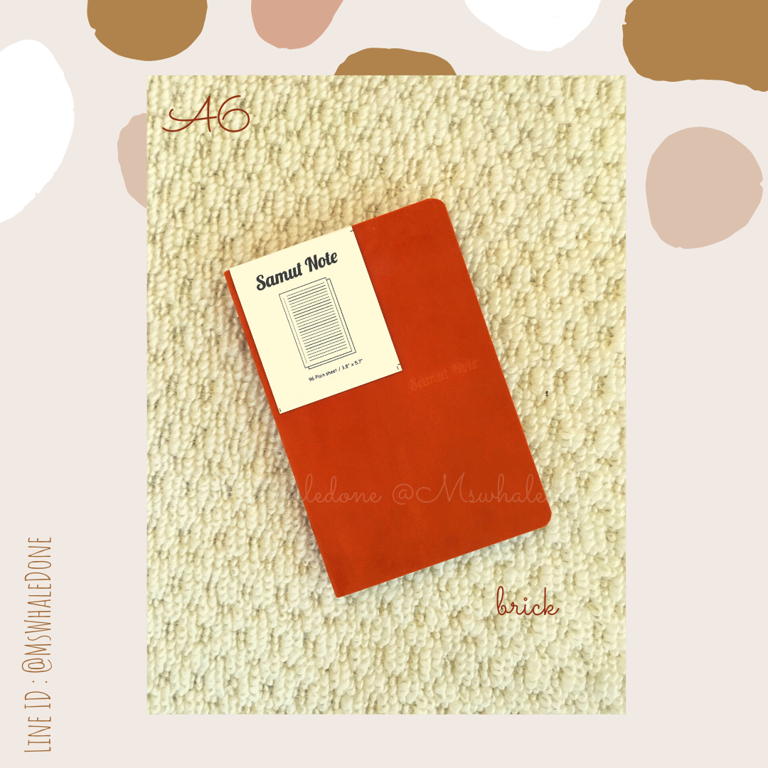 (ซื้อ4แถม1คละได้) ฟรี! แพคพร้อมแจกเทศกาลต่างๆ สมุดปกนุ่มละมุนA6 มีเส้น มี8สีพื้นคลาสสิคให้เลือก กระดาษไส้ในถนอมสายตา