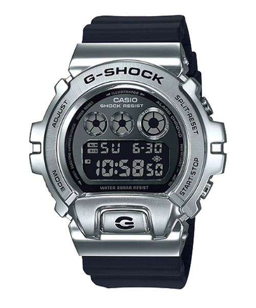 CASIO MID YEAR SALE G-SHOCK นาฬิกาข้อมือ นาฬิกากันน้ำ นาฬิกาของแท้ ประกันศูนย์ CMG 1 ปี รุ่น GM-6900U-1D นาฬิกาสีเงิน