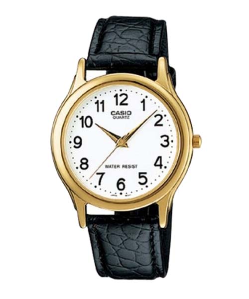 CASIO นาฬิกาคาสิโอ นาฬิกาข้อมือ นาฬิกากันน้ำ นาฬิกาของแท้ ประกันศูนย์ CMG 1 ปี รุ่น MTP-1093Q-7B2 นาฬิกาสีดำ