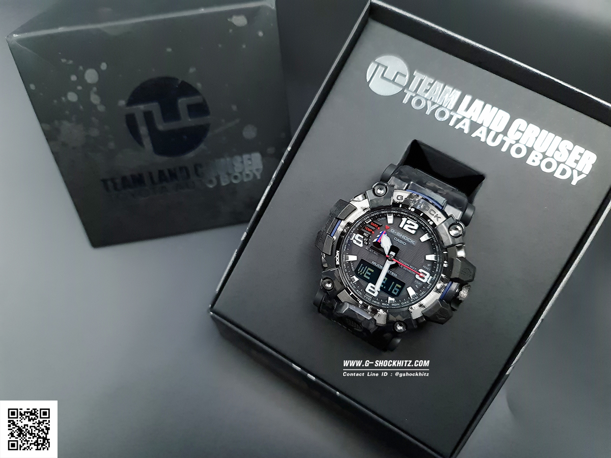 CASIO G-SHOCK นาฬิกาข้อมือ นาฬิกากันน้ำ นาฬิกาของแท้ ประกันศูนย์ CMG 1 ปี รุ่น GWG-2000TLC-1A นาฬิกาสีดำ