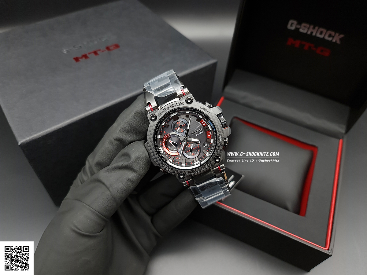 CASIO G-SHOCK นาฬิกาข้อมือ นาฬิกากันน้ำ นาฬิกาของแท้ ประกันศูนย์ CMG 1 ปี รุ่น MTG-B1000XBD-1A นาฬิกาสีดำ