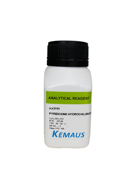 Pyridoxine Hydrochloride(Vitamin B6) ,AR 25 g. "KemAus"