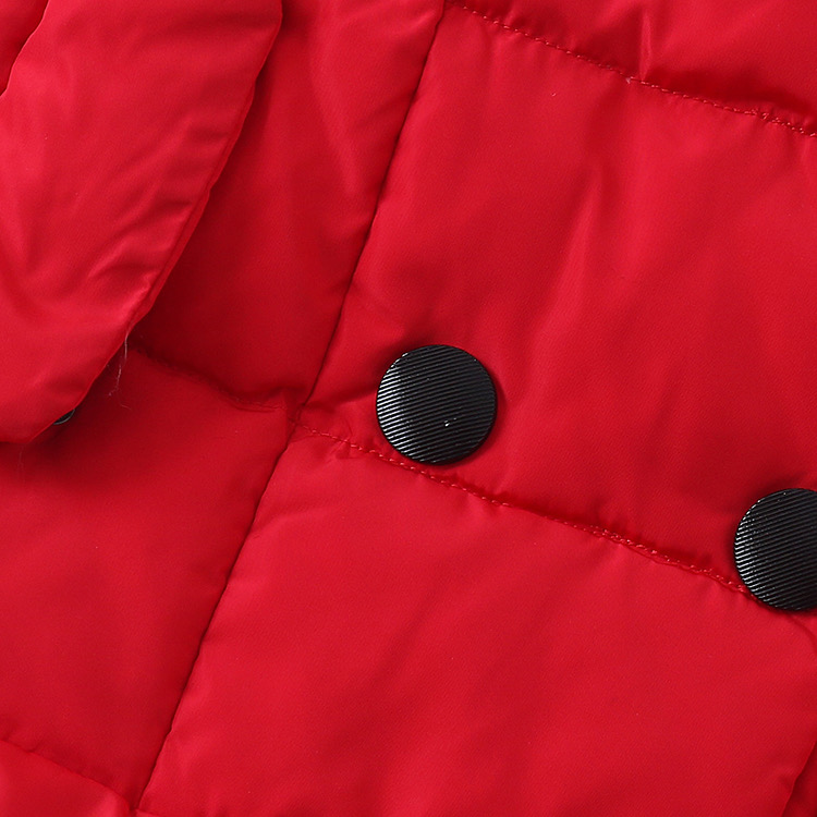 เสื้อกันหนาว ขนเป็ด เสื้อฮู้ดเฟอร์ บุนวมอุ่น สีแดง แบรนด์ LI YIN JOY (padded puffer coat สำเนา สำเนา