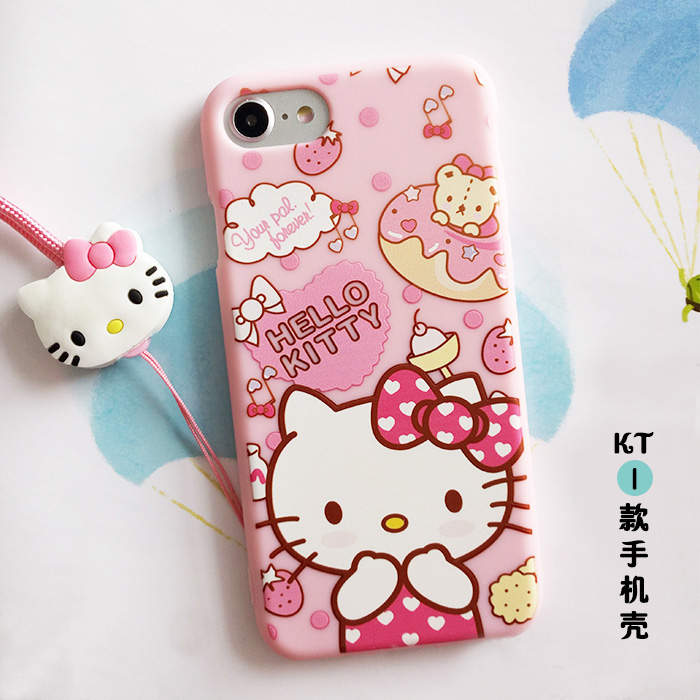เคสซิลิโคน ลายคิตตี้ iPhone 8 plus