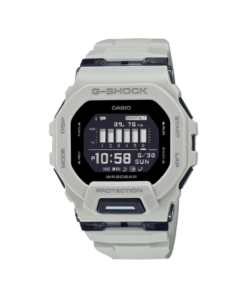 CASIO G-SHOCK นาฬิกาข้อมือ นาฬิกากันน้ำ นาฬิกาของแท้ ประกันศูนย์ CMG 1 ปี รุ่น GBD-200UU-9 นาฬิกาสีเทา