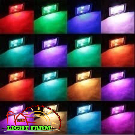 สปอร์ตไลท์ LED 20 w มอก. ( RGB )