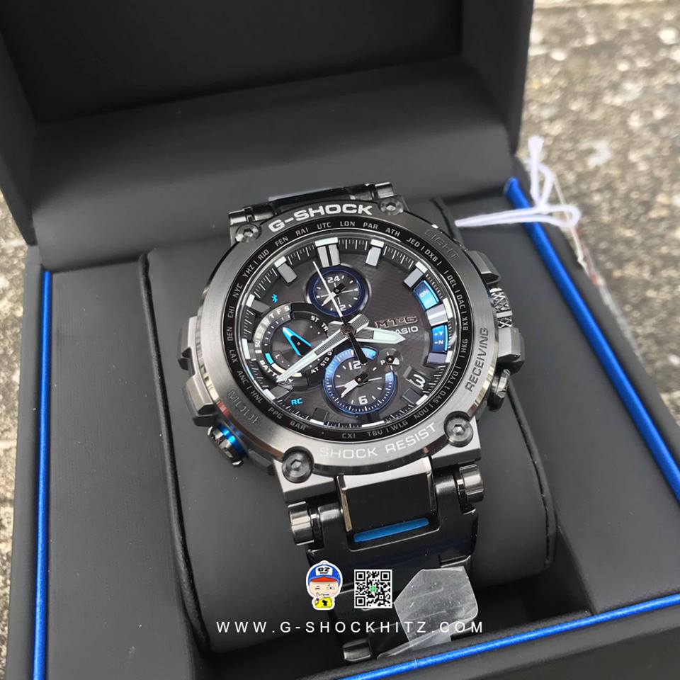 CASIO G-SHOCK นาฬิกาข้อมือ นาฬิกากันน้ำ นาฬิกาของแท้ ประกันศูนย์ CMG 1 ปี รุ่น MTG-B1000BD-1A นาฬิกาสีดำ