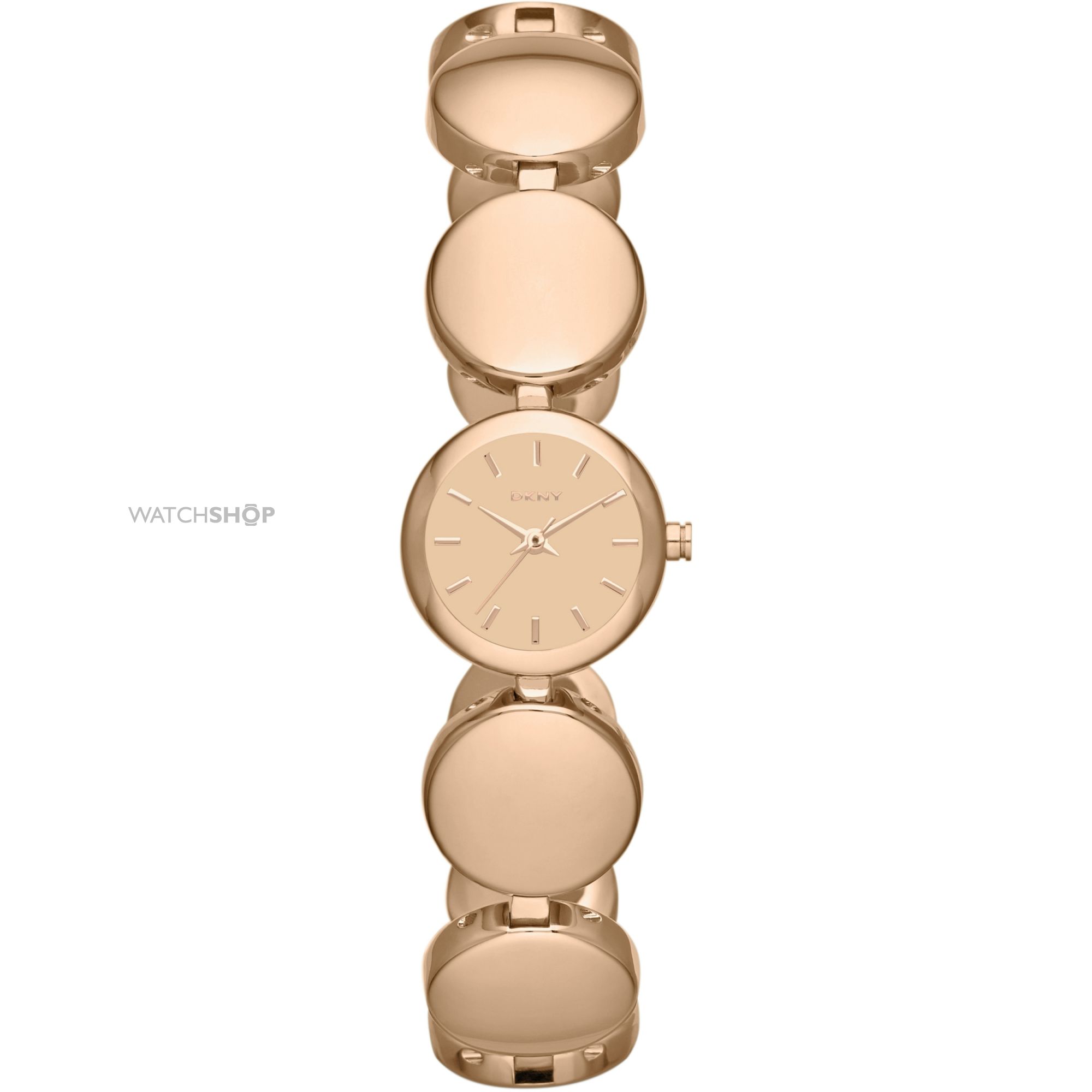 **Preorder**DKNY NY8868 Ladies Roundabout Rose Gold Tone Bracelet Watch