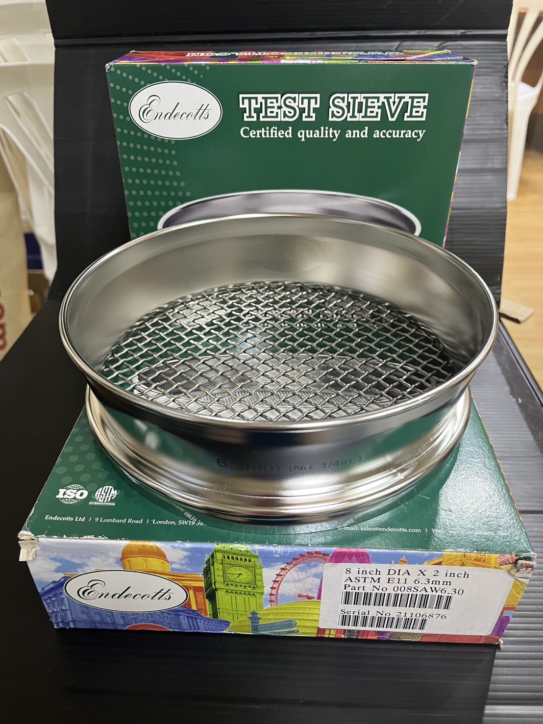 Test Sieves Stainless "Endecotts" ตะแกรงร่อน
