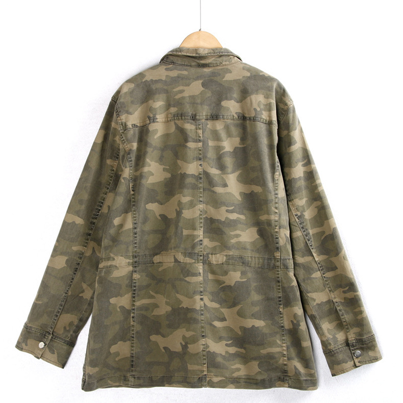 LUCKY BRAND เสื้อนอกเขียวทหาร เสื้อแจ็คเก็ต แนวทหาร แพทเทิน Lucky brandสวย เท่ห์ มาก แบรนด์ In extenso สำเนา เขียว