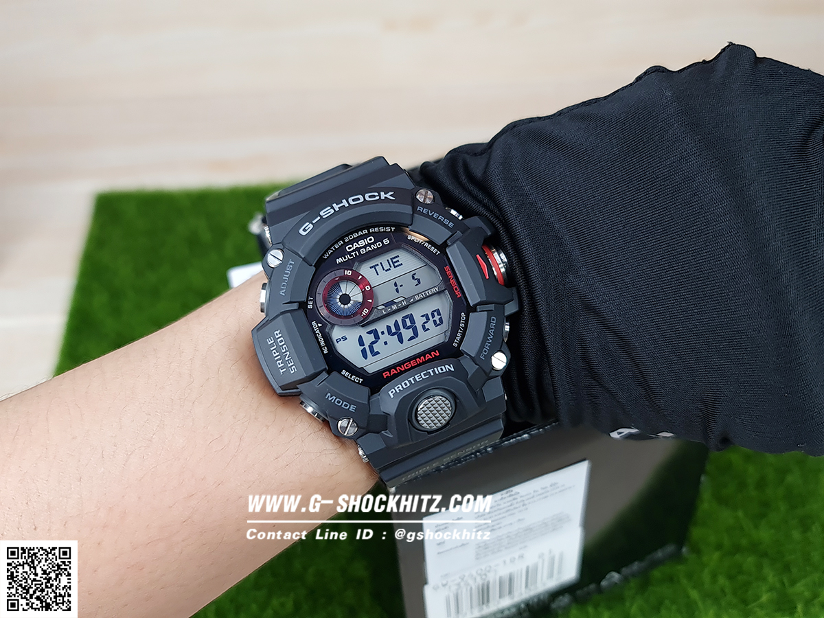 CASIO MID YEAR SALE G-SHOCK นาฬิกาข้อมือ นาฬิกากันน้ำ นาฬิกาของแท้ ประกันศูนย์ CMG 1 ปี รุ่น GW-9400-1 นาฬิกาสีดำ