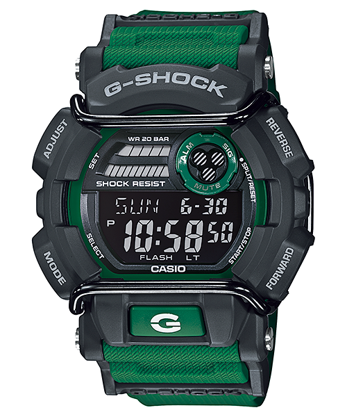 CASIO G-SHOCK นาฬิกาข้อมือ นาฬิกากันน้ำ นาฬิกาของแท้ ประกันศูนย์ CMG 1 ปี รุ่น GD-400-3D นาฬิกาสีเขียว