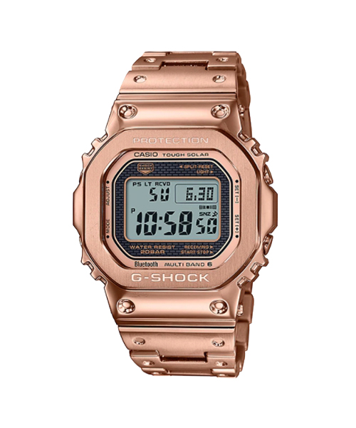 CASIO G-SHOCK นาฬิกาข้อมือ นาฬิกากันน้ำ นาฬิกาของแท้ ประกันศูนย์ CMG 1 ปี รุ่น GMW-B5000GD-4 นาฬิกาสีแดง