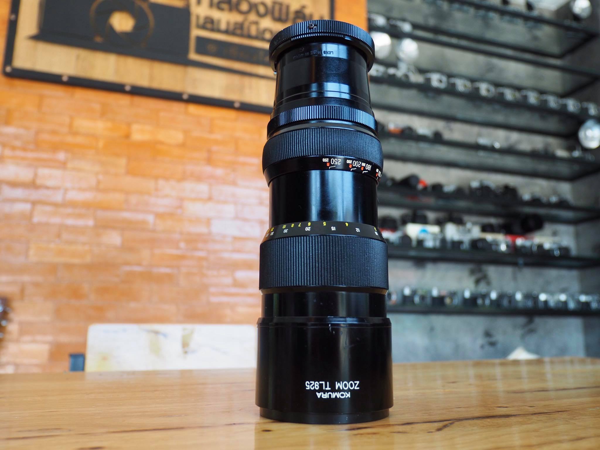 SUPER-KOMURA ZOOM LENS 90-250MM.F4.5 NIKON F MOUNT - ฟิล์มคาเมร่า