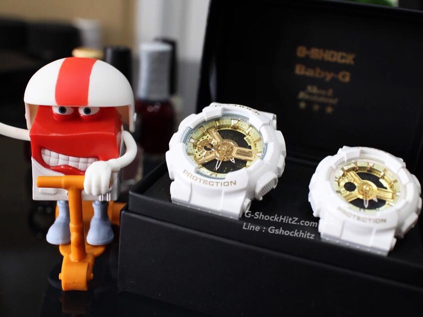 CASIO G-SHOCK นาฬิกาข้อมือ นาฬิกากันน้ำ นาฬิกาของแท้ ประกันศูนย์ CMG 1 ปี รุ่น GBG-13SET-7A นาฬิกาสีขาว