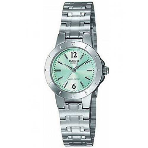 CASIO นาฬิกาคาสิโอ นาฬิกาข้อมือ นาฬิกากันน้ำ นาฬิกาของแท้ ประกันศูนย์ CMG 1 ปี รุ่น LTP-1177A-3A นาฬิกาสีเงิน