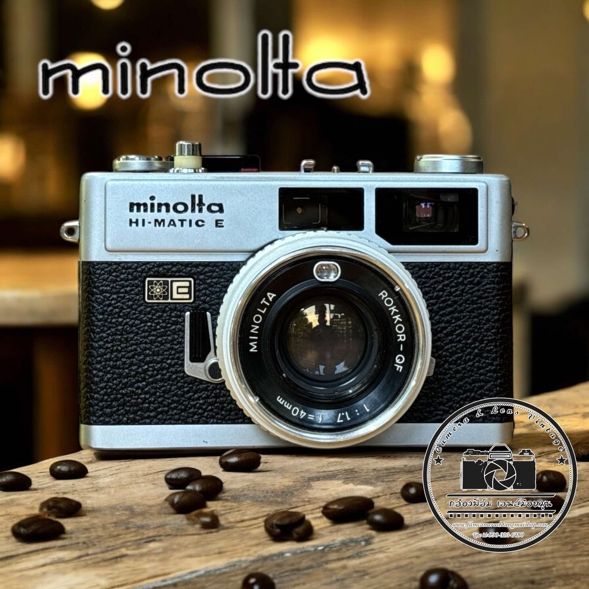 MINOLTA HI-MATIC E+ MINOLTA ROKKOR-QF 40MM.F1.7