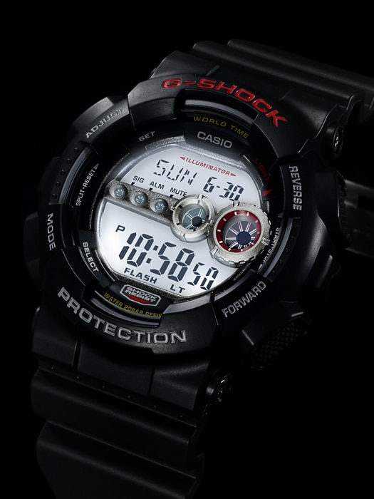 CASIO G-SHOCK นาฬิกาข้อมือ นาฬิกากันน้ำ นาฬิกาของแท้ ประกันศูนย์ CMG 1 ปี รุ่น GD-100-1A นาฬิกาสีดำ