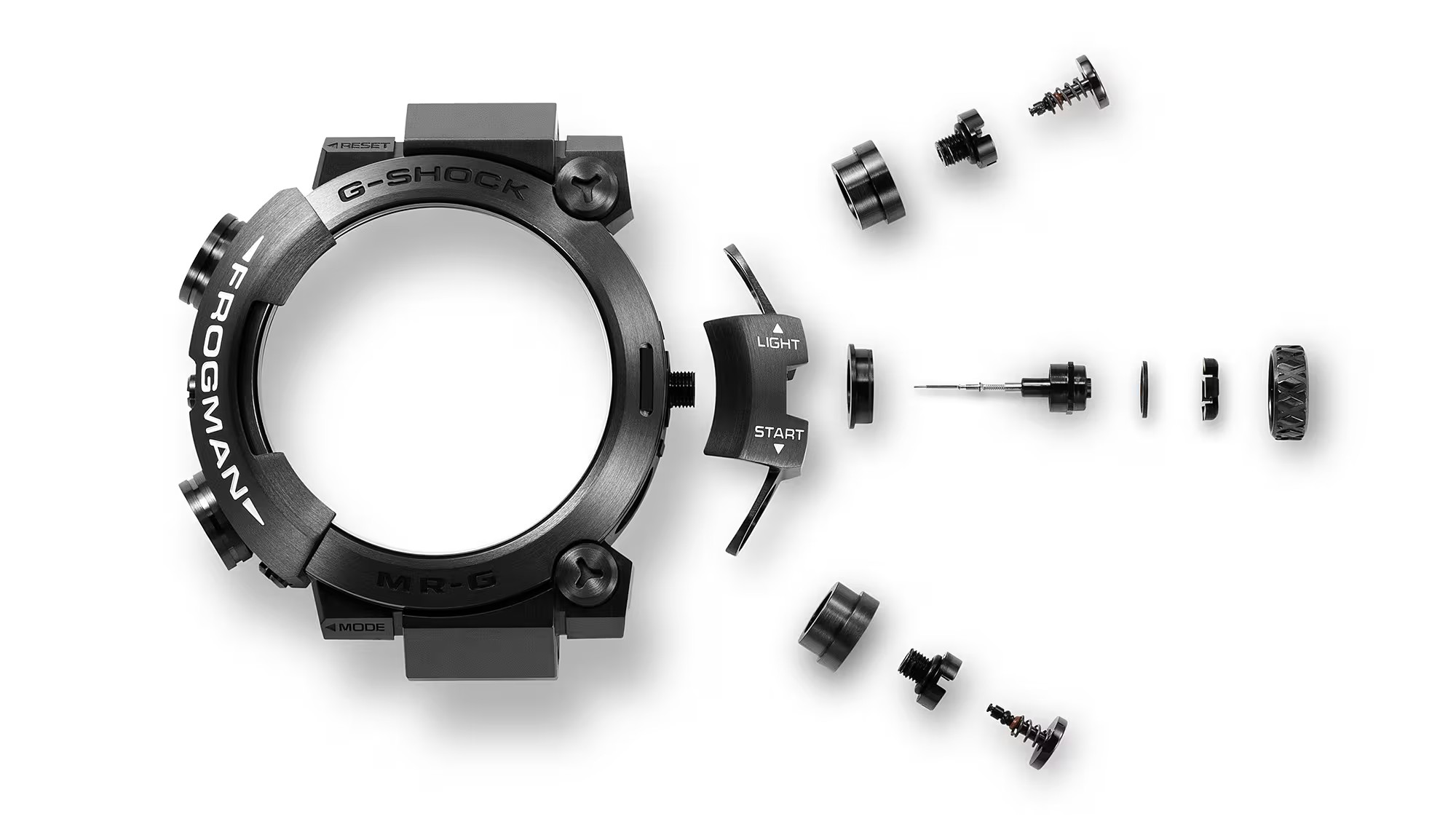 CASIO G-SHOCK นาฬิกาข้อมือ นาฬิกากันน้ำ นาฬิกาของแท้ ประกันศูนย์ CMG 1 ปี รุ่น FROGMAN MRG-BF1000RG-3A นาฬิกาสีเขียว