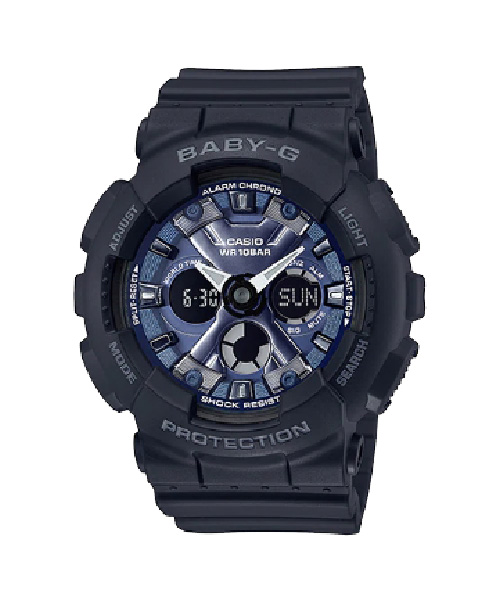 CASIO BABY-G นาฬิกาข้อมือ นาฬิกากันน้ำ นาฬิกาของแท้ ประกันศูนย์ CMG 1 ปี รุ่น BA-130-1A2 นาฬิกาสีดำ