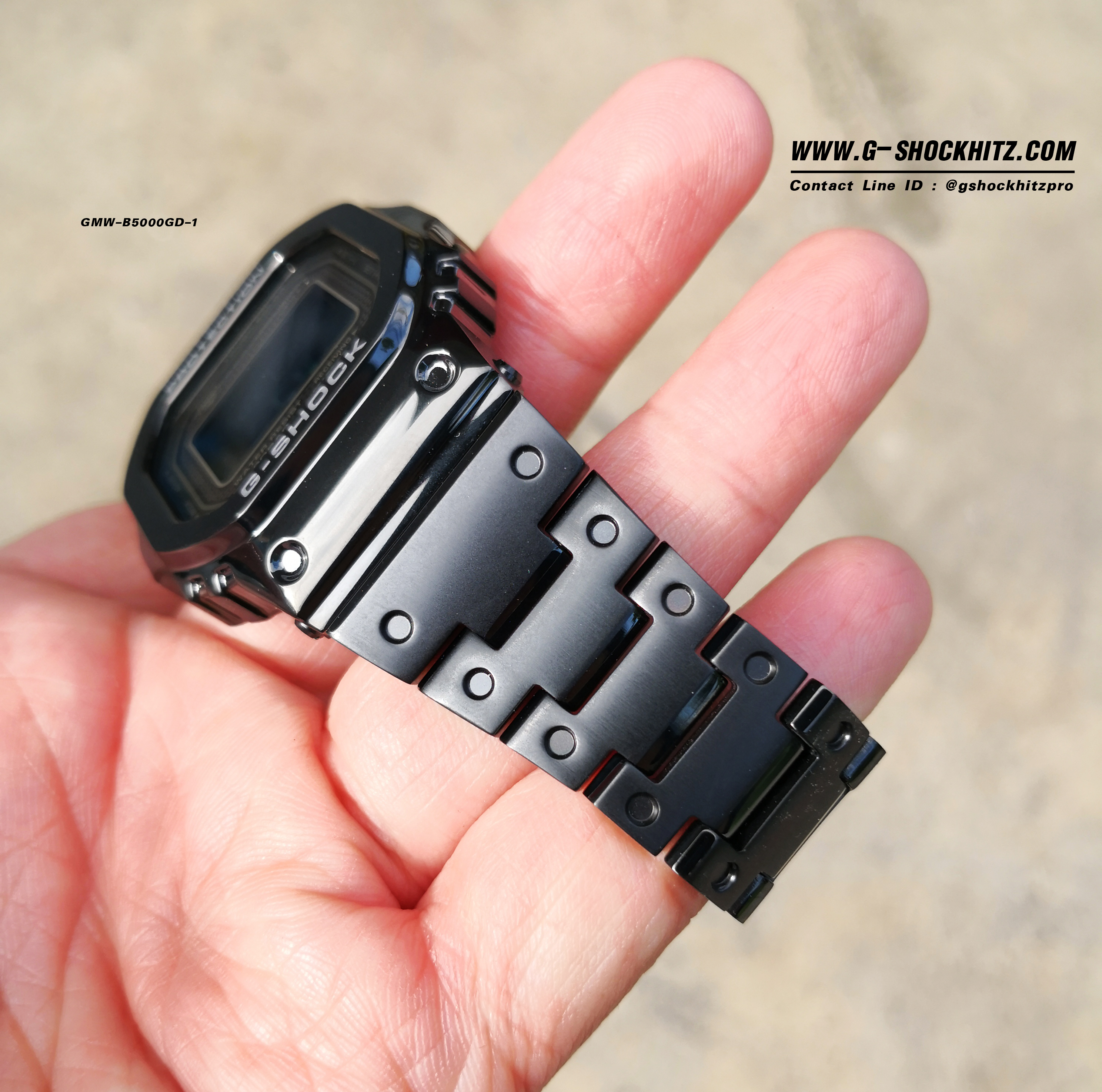 CASIO MID YEAR SALE G-SHOCK พร้อมส่ง นาฬิกาข้อมือ นาฬิกากันน้ำ นาฬิกาของแท้ ประกันศูนย์ CMG 1 ปี รุ่น GMW-B5000GD-1 นาฬิกาสีดำ