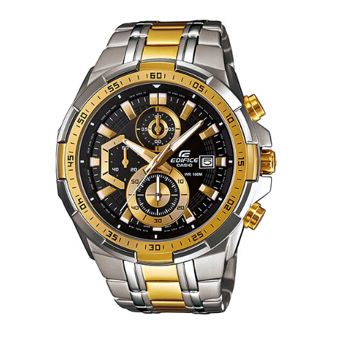 CASIO EDIFICE นาฬิกาข้อมือ นาฬิกากันน้ำ นาฬิกาของแท้ ประกันศูนย์ CMG 1 ปี รุ่น EFR-539SG-1A นาฬิกาสีเงิน