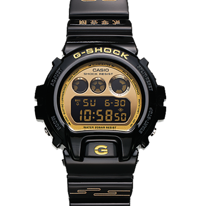 CASIO G-SHOCK นาฬิกาข้อมือ นาฬิกากันน้ำ นาฬิกาของแท้ ประกันศูนย์ CMG 1 ปี รุ่น DW-6900CNY-1D นาฬิกาสีดำ