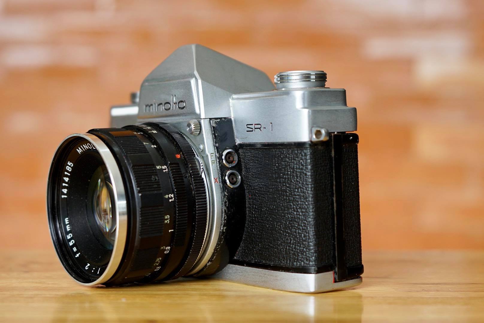 MINOLTA SR-1 MINOLTA AUTO ROKKOR-PF 55MM.F2