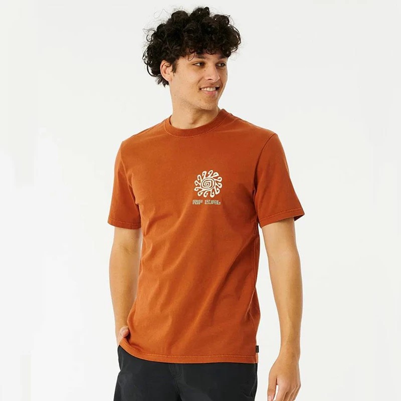 Ripcurl เสื้อยืด ผู้ชาย Rip Curl Medina hoแบรนด์ RIPCURL แท้ สวย เท่ห์ มาก คะ Size L/XL/XXL สำเนา เทา