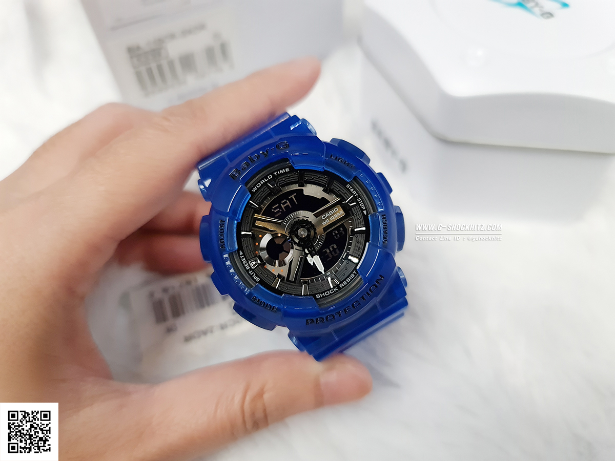 CASIO MID YEAR SALE BA-110CR-2A นาฬิกาสีน้ำเงิน