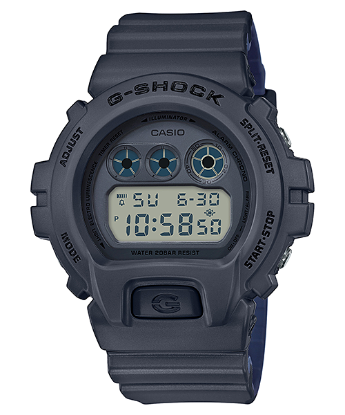 CASIO G-SHOCK นาฬิกาข้อมือ นาฬิกากันน้ำ นาฬิกาของแท้ ประกันศูนย์ CMG 1 ปี รุ่น DW-6900LU-8D นาฬิกาสีเทา