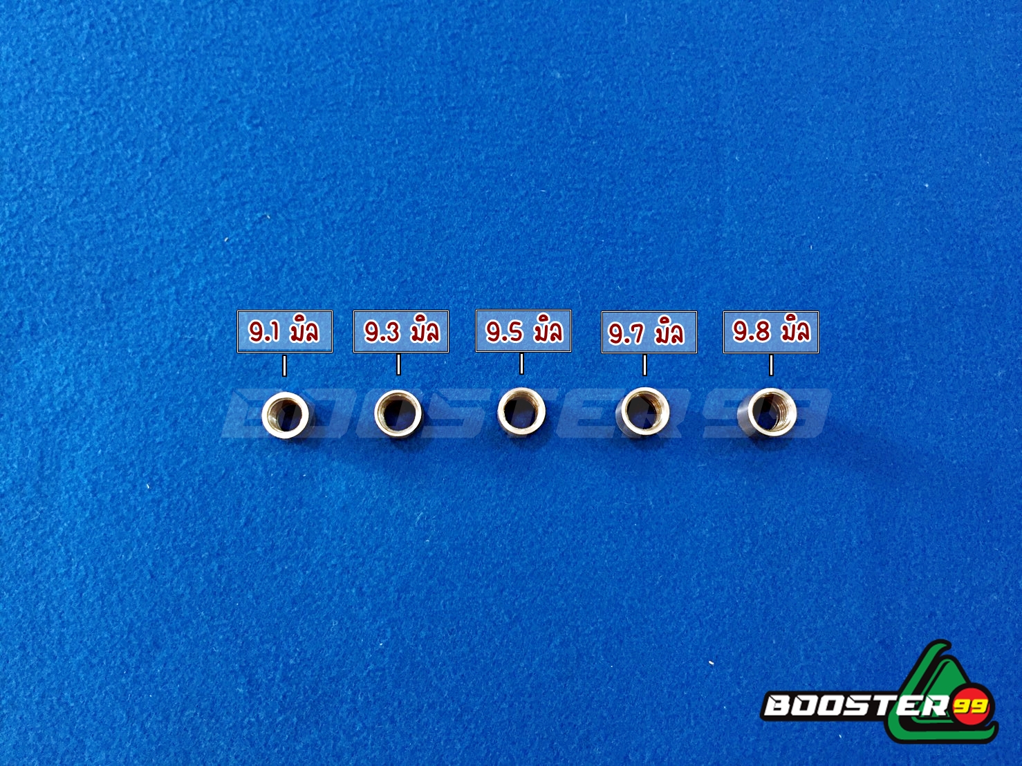 [PT01-PT10] ปลอกไทเทเนียม เกลียวใน (มีหลายขนาด)